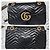 Borsa a Spalla GG Marmont Grande in Pelle Matelassé Nera GUCCI Nero - vista 5