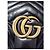 Borsa a Spalla GG Marmont Grande in Pelle Matelassé Nera GUCCI Nero - vista 9