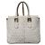 Fendi Zucchino beschichtete Canvas FF Tragetasche Beige
