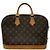 Borsa Alma Louis Vuitton in tela Monogram MM Marrone - vista 2