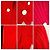 Emanuel Ungaro Parallele tailleur pantalone rosso 1996 - vista 10