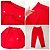 Emanuel Ungaro Parallele tailleur pantalone rosso 1996 - vista 11