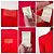 Emanuel Ungaro Parallele tailleur pantalone rosso 1996 - vista 9