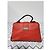 Borsa a Mano Intrecciato Bottega Veneta Rossa Bordò - vista 3