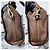 Borsa a tracolla in pelle Burberry con cordoncino marrone - vista 10
