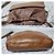 Borsa a tracolla in pelle Burberry con cordoncino marrone - vista 8