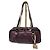 Borsa a Spalla Loewe Monogram in PVC e Pelle Verniciata Viola/Nera Nero Viola scuro