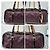 Borsa a Spalla Loewe Monogram in PVC e Pelle Verniciata Viola/Nera Nero Viola scuro - vista 6