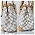 Borsa a Spalla Louis Vuitton Damier Azur Hampstead PM Marrone/Beige - vista 4
