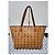 Borsa tote a righe MCM Visetos color cognac - vista 3