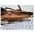 Borsa tote a righe MCM Visetos color cognac - vista 9
