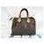 Sac à main Speedy Monogram Canvas 25 de Louis Vuitton Marron - vue 7