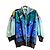 Tsumori Chisato Giacca bomber stampata multicolore Nero Bianco Blu Verde