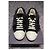 Sneakers in pelliccia sintetica nera Prada Nero Bianco - vista 2