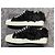 Sneakers in pelliccia sintetica nera Prada Nero Bianco - vista 5