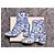Autre Marque Botines Tabi Maison Margiela Blanco Azul - vista 2
