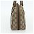 Gucci Borsa a mano GG Supreme in PVC beige e oro 000 58 0090 Auth 175308 D'oro - vista 3
