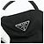 PRADA Borsa a mano in nylon nero argento Auth bs34642 - vista 17