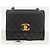 CHANEL Borsa a Spalla Matelassé in Pelle di Agnello Nera Oro CC Auth 175090SAV Nero D'oro - vista 12