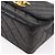 CHANEL Borsa a Spalla Matelassé in Pelle di Agnello Nera Oro CC Auth 175090SAV Nero D'oro - vista 15
