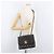CHANEL Borsa a Spalla Matelassé in Pelle di Agnello Nera Oro CC Auth 175090SAV Nero D'oro - vista 26