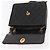 CHANEL Borsa a Spalla Matelassé in Pelle di Agnello Nera Oro CC Auth 175090SAV Nero D'oro - vista 9