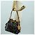 Noe LOUIS VUITTON Bolsa Petit Noé Monograma Multicolor Negro M42230 LV Auth 176094V - vista 24
