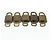 LOUIS VUITTON Set di 10 Lucchetti in Metallo Dorato LV Auth 167225 D'oro - vista 4