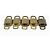 LOUIS VUITTON Set di 10 Lucchetti in Metallo Dorato LV Auth 167225 D'oro - vista 6