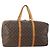 LOUIS VUITTON Borsa Boston Sac Souple 55 Monogram M41622 LV Auth YKZ1262 Monogramma