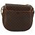 Edge Céline Borsa a Spalla in Tela Macadam CELINE in Pelle PVC Marrone Oro Auth BA12236 D'oro - vista 2