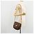 Edge Céline Borsa a Spalla in Tela Macadam CELINE in Pelle PVC Marrone Oro Auth BA12236 D'oro - vista 25
