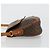 Edge Céline Borsa a Spalla in Tela Macadam CELINE in Pelle PVC Marrone Oro Auth BA12236 D'oro - vista 4