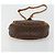 Edge Céline Borsa a Spalla in Tela Macadam CELINE in Pelle PVC Marrone Oro Auth BA12236 D'oro - vista 5