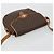 Edge Céline Borsa a Spalla in Tela Macadam CELINE in Pelle PVC Marrone Oro Auth BA12236 D'oro - vista 6