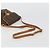Edge Céline Borsa a Spalla in Tela Macadam CELINE in Pelle PVC Marrone Oro Auth BA12236 D'oro - vista 7