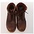 Chaussures GUCCI en cuir 4 pièces Noir Marron Auth 174779 - vue 4