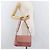 Borsa a spalla in pelle Burberry Blue Label rosa oro Auth 175055A - vista 22