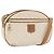 Céline CELINE Macadam Canvas Schultertasche PVC Weiß Auth 176818