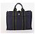 Hermès HERMES Borsa Fourre Tout PM in tela 3 pezzi Blu Marino Nero Auth 175803 Blu navy - vista 17