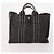 Hermès HERMES Borsa Fourre Tout PM in tela 3 pezzi Blu Marino Nero Auth 175803 Blu navy - vista 3