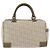 Céline Borsa Boston Mini in tela Macadam Celine Khaki Argento Auth ep14462 Cachi - vista 13