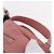 FENDI Mostro Occhi Portachiavi in Pelle Rosa Argento Auth 176072A - vista 14