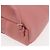 FENDI Mostro Occhi Portachiavi in Pelle Rosa Argento Auth 176072A - vista 16