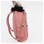 FENDI Mostro Occhi Portachiavi in Pelle Rosa Argento Auth 176072A - vista 4
