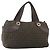 Bulgari BVLGARI Logo Mania Handtasche aus braunem Canvas mit Silber authentisch bs34748