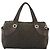 Bulgari BVLGARI Logo Mania Handtasche aus braunem Canvas mit Silber authentisch bs34748 - Ansicht 2