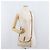 Gucci Borsa a Spalla Micro GG Supreme in PVC Avorio Oro 004 14 1923 Auth 176849 D'oro Crudo - vista 23