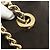 Borsa Tote in Nylon Marrone e Oro PRADA con Catena Auth bs34691 D'oro - vista 10