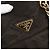 Borsa Tote in Nylon Marrone e Oro PRADA con Catena Auth bs34691 D'oro - vista 17
